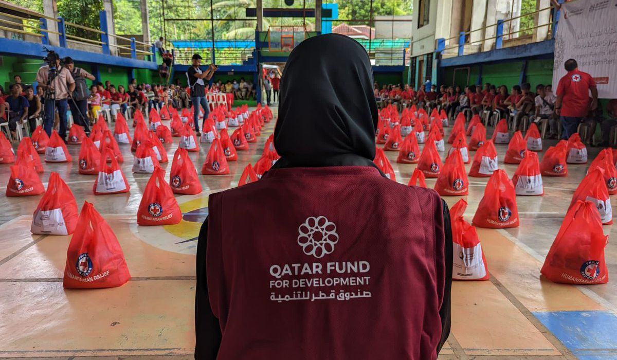 Qatar Fund for Development Sends Assistance to Victims of Typhoon Paeng in Philippines